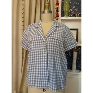 Madewell picnic 🧺 check button down
